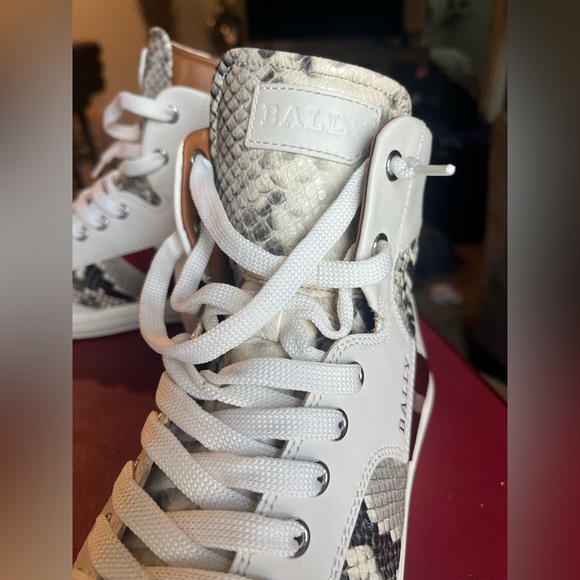 Bally Snakeskin Sneakers - Picture 7 of 11